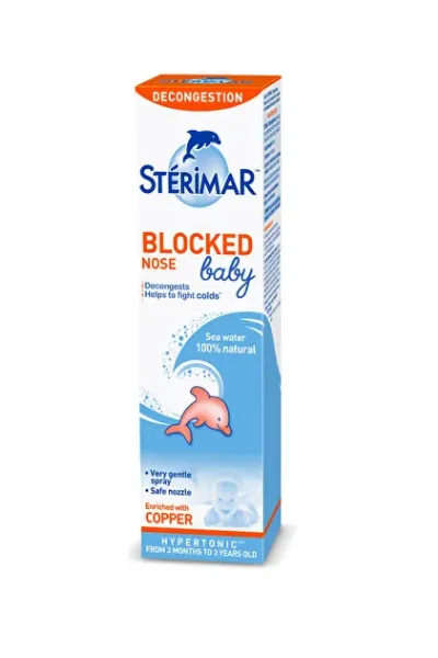 Sterimar Baby Burun Spreyi Blocked Nose Hipertonik Sprey 100 ml